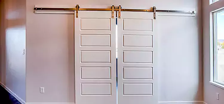 Glass Barn Door with Installation Hardware Kit Oildale